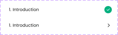 List item variant