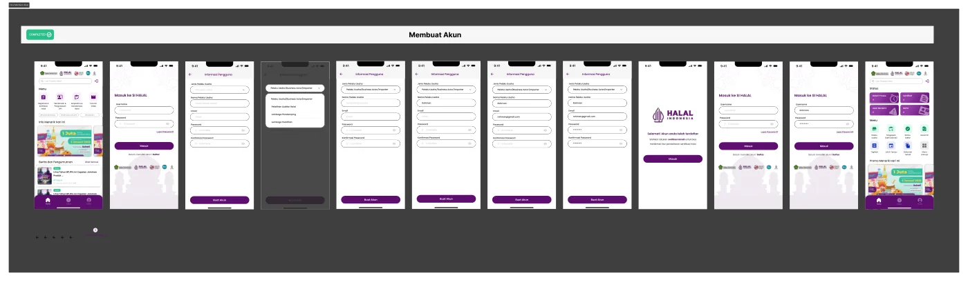 Account creation
