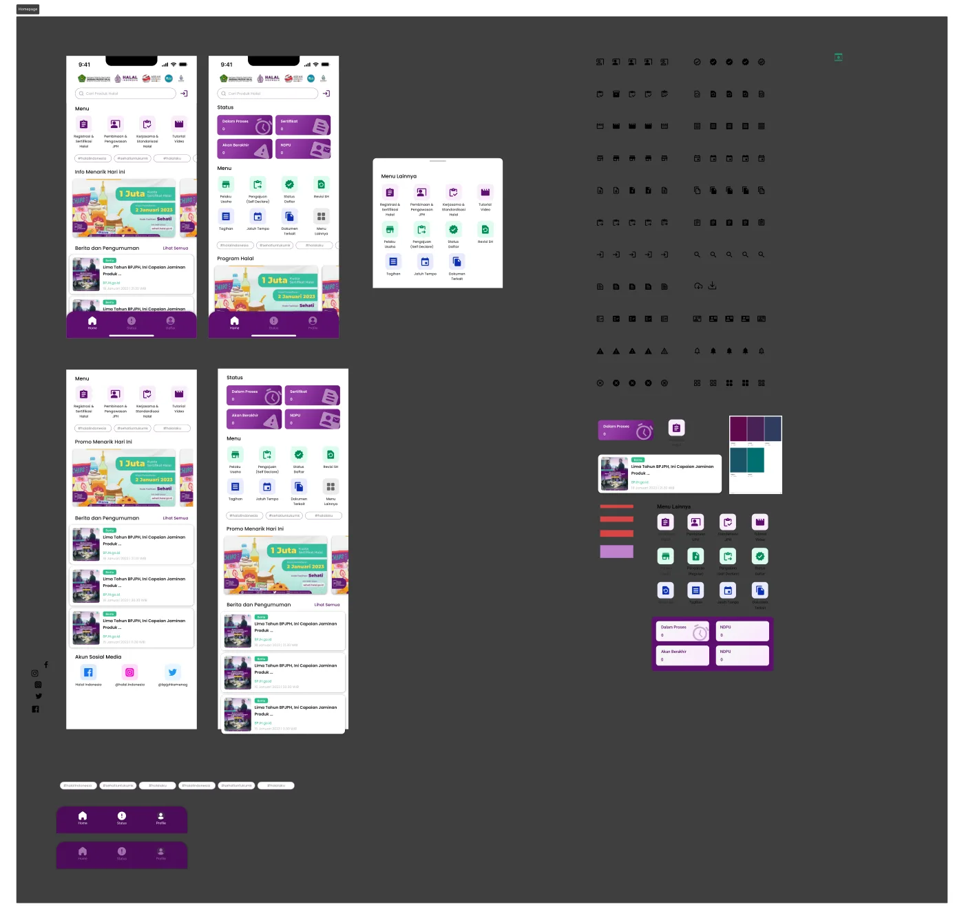 Homepage — business owner